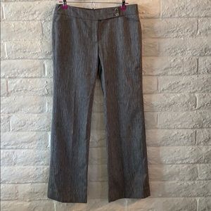 WHBM Gray textured dress pants